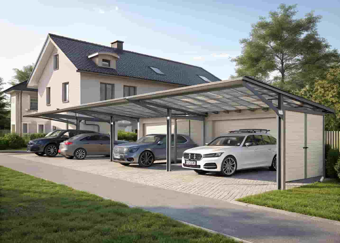 Carport in Front of Garage