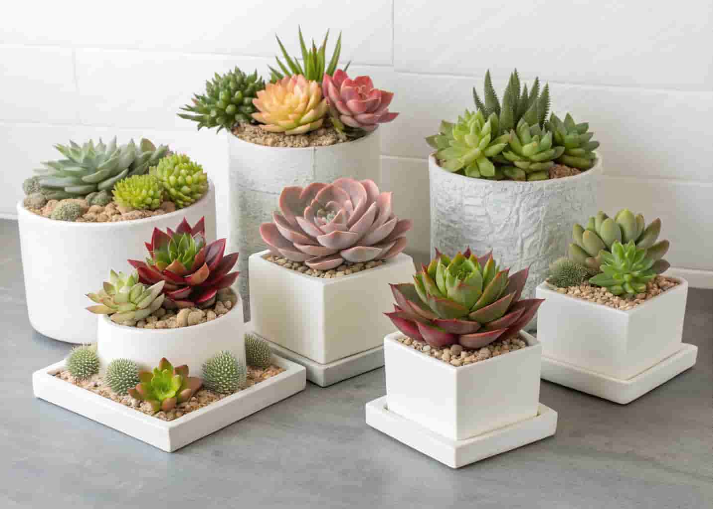 Succulent Centerpieces