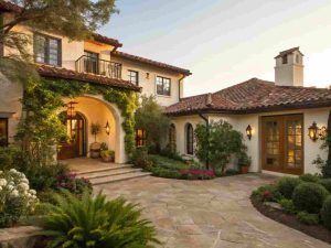 Mediterranean Villa Exterior