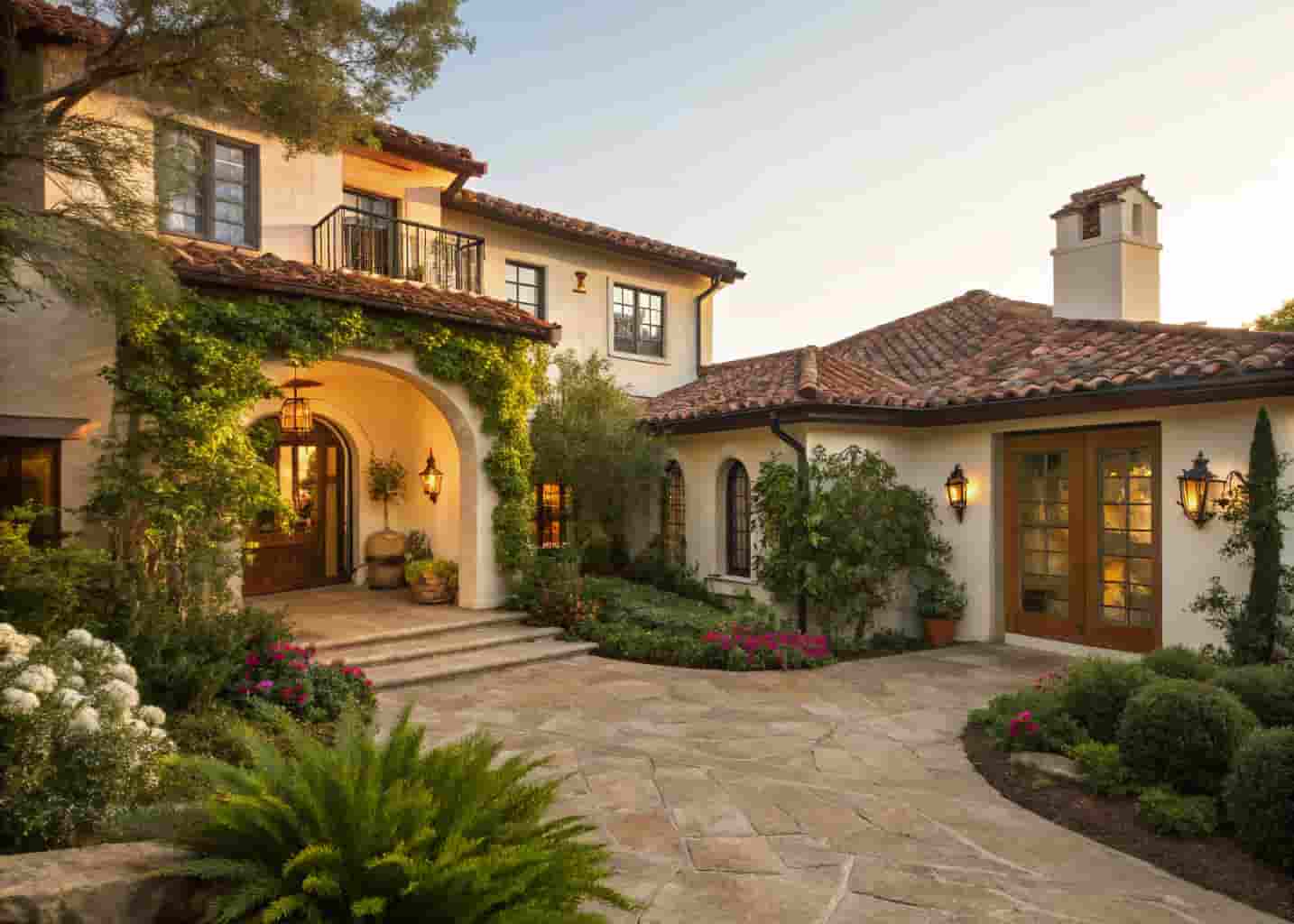 Mediterranean Villa Exterior
