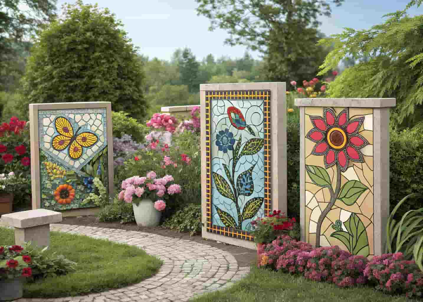 Mosaic Garden Art