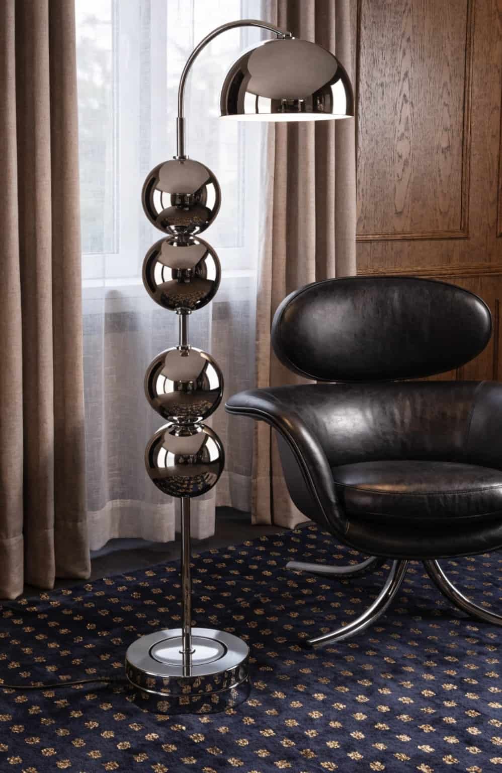 Chrome Floor Lamp
