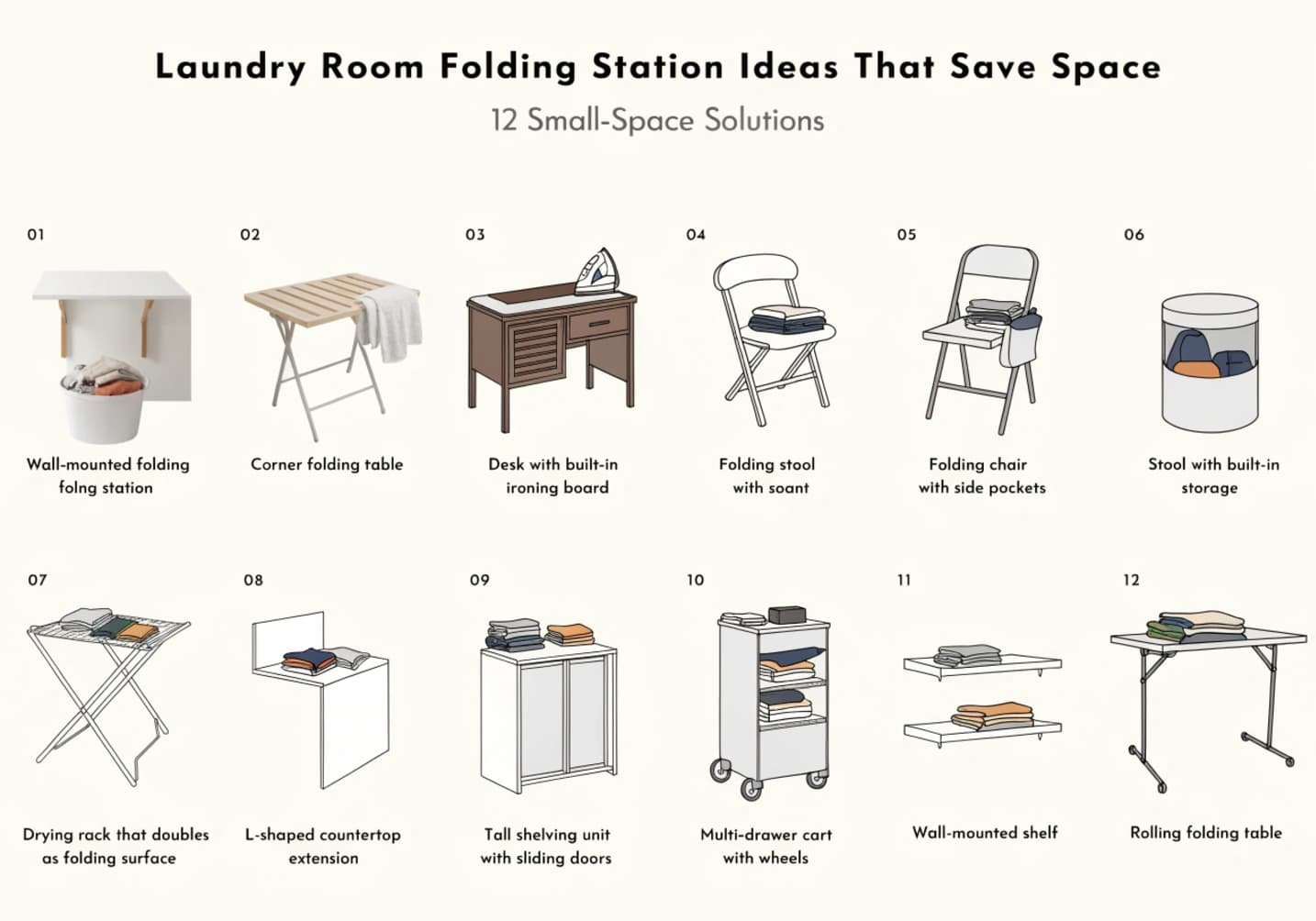Laundry Room Folding Station Ideas