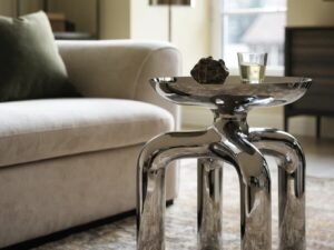 Chrome Side Table