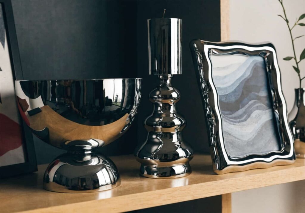 Liquid metal chrome furniture and accent pieces for 2026 home decor