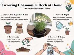 Chamomile Herb at Home