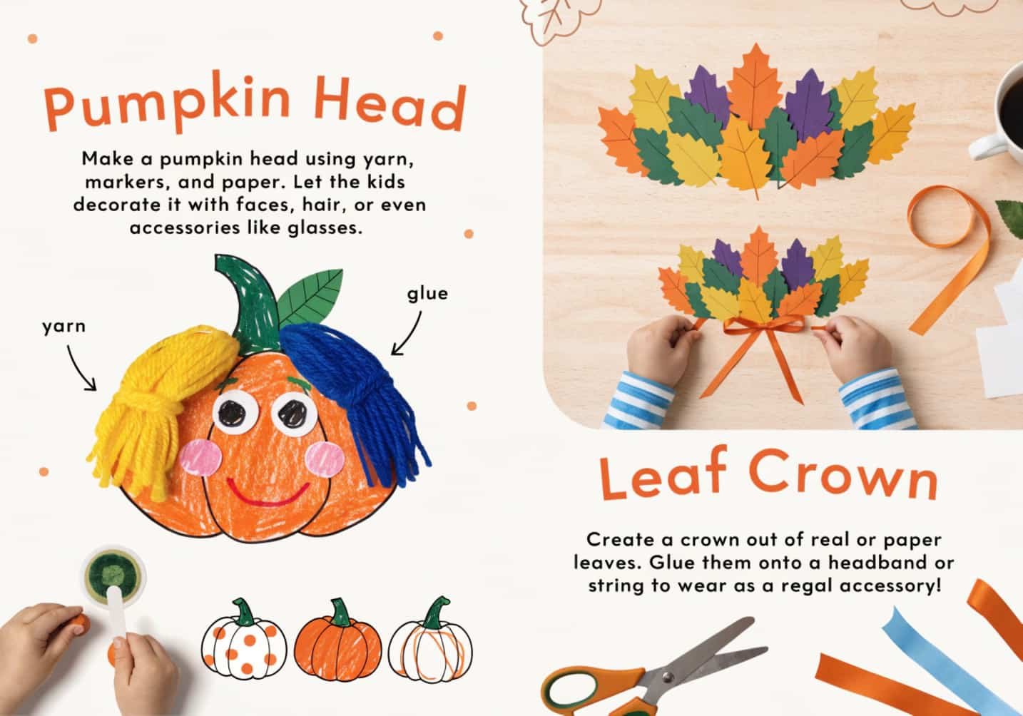 Fall Crafts for Kindergarten