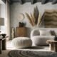 Gray Boho Living Room