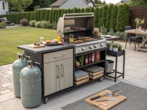 Outdoor Grill Station