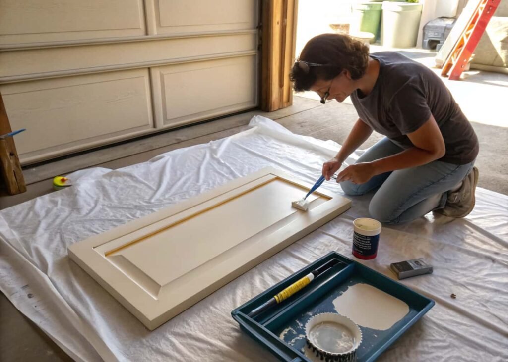 DIY kitchen cabinet painting project, budget-friendly 2026 kitchen update