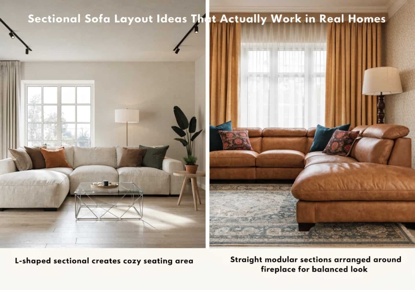 Sectional Sofa Layout Ideas