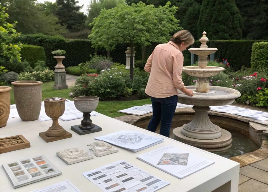 Choosing the right DIY fountain design and materials for your garden