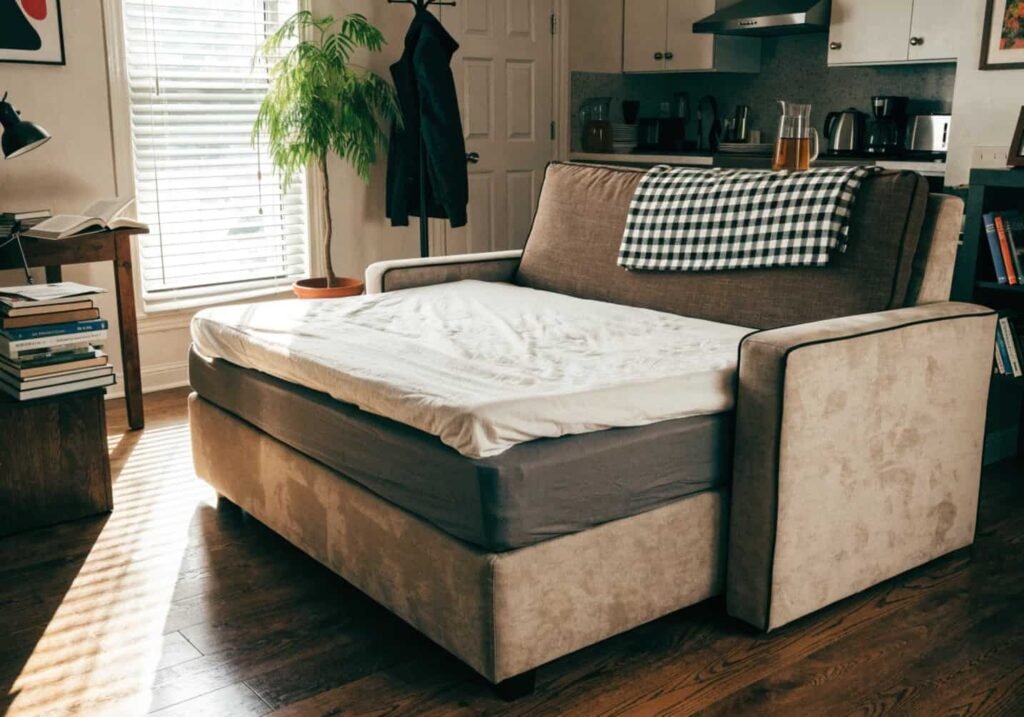 Convertible couch trend for small space living in 2026