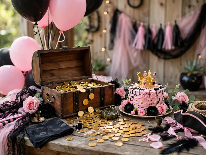 Pirate princess birthday theme setup