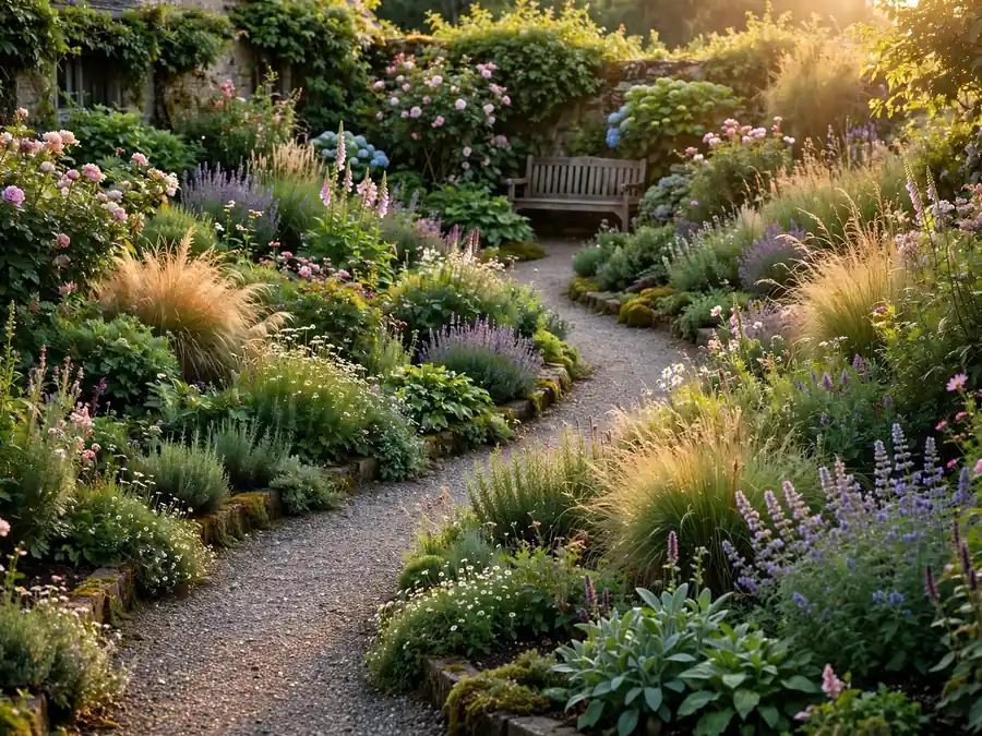 Featured image for 17 Cozy Garden Ideas That Make Planting Beds Feel Like Rooms Without Hard Landscaping