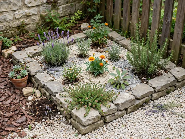 Corner Triangle Bed in a small garden corner