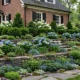 Symmetrical Entry Frame Design style front yard garden design hero view