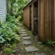 Shade Fern Strip Planting style side yard landscaping hero view