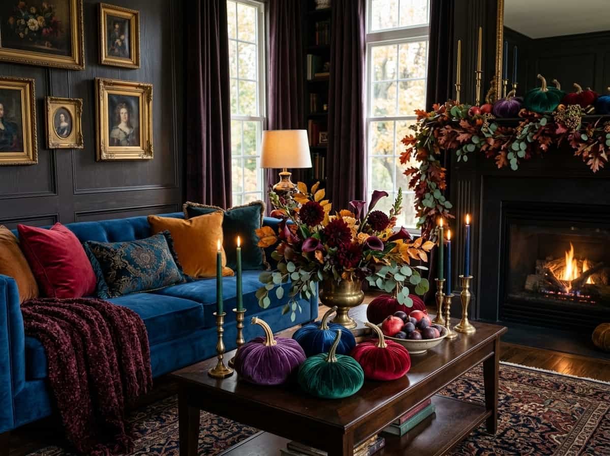 Jewel Tone Fall Decor Ideas