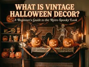 Vintage Halloween Decor